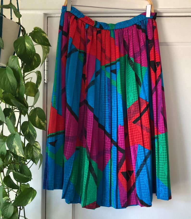Wild World Abstract Skirt