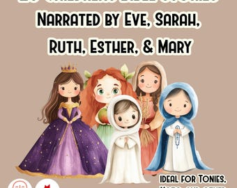 Kids Bible Stories Audio Series: Women of the Bible (Digital Download for Toniebox & Yoto Player)