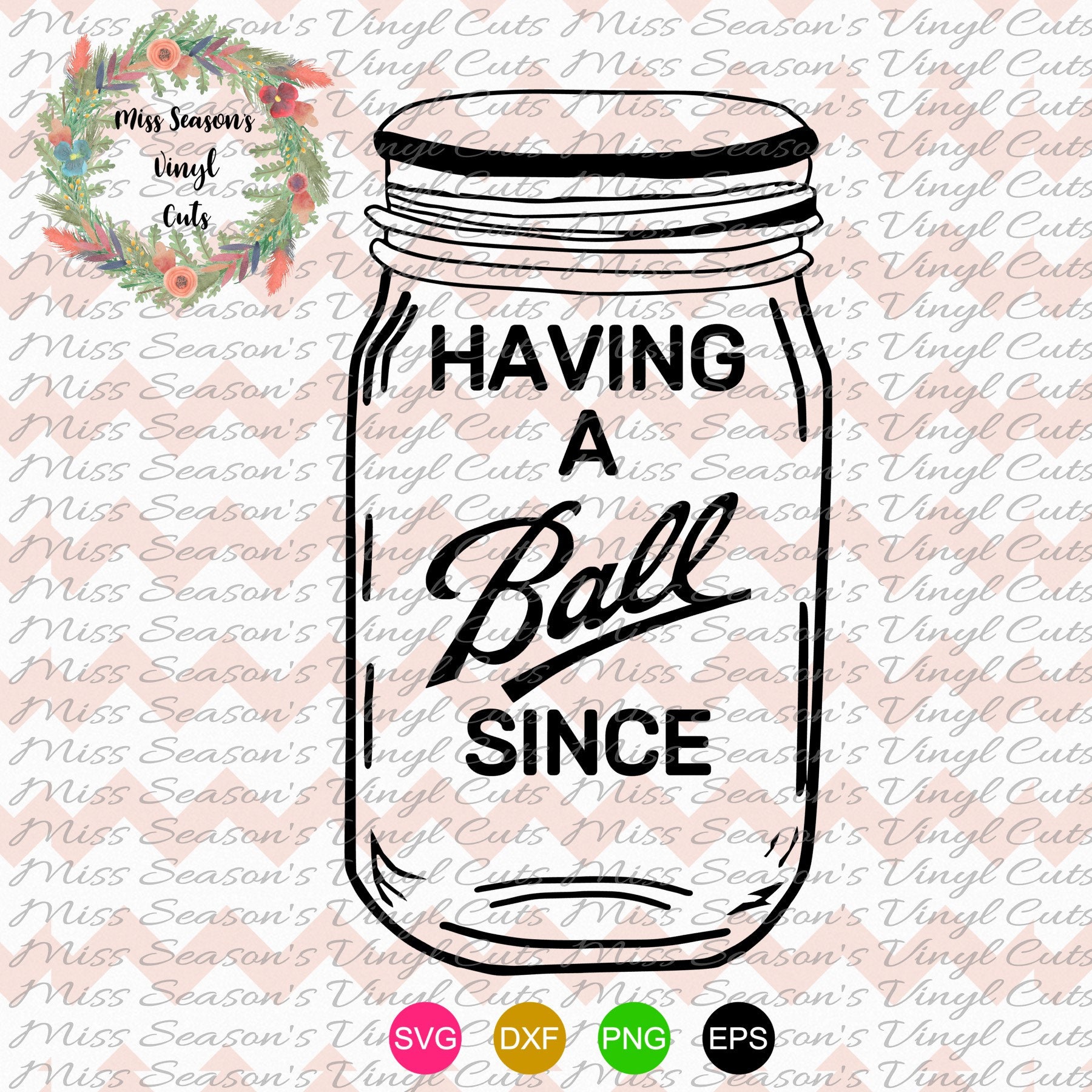 Download Free Ball Mason Jar Svg / Mason Jar File for Cutting ...