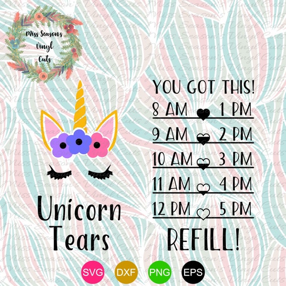 Download Unicorn Tears Svg Unicorn Water Bottle Svg Dxf Eps Png Etsy 3D SVG Files Ideas | SVG, Paper Crafts, SVG File