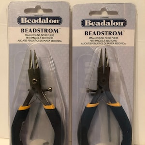 Beadalon Round Nose Pliers, Jewelry Pliers, Beadstrom Small Round Nose Pliers, Beadalon, Jewelry Making, Cushioned Pliers, Ergonomic Pliers