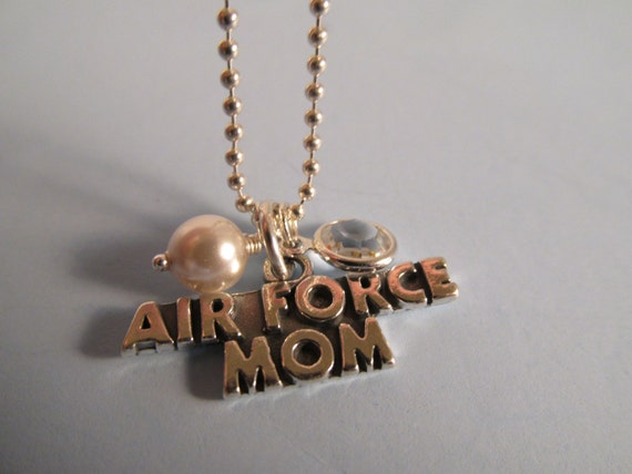 Air force mom necklace clearance