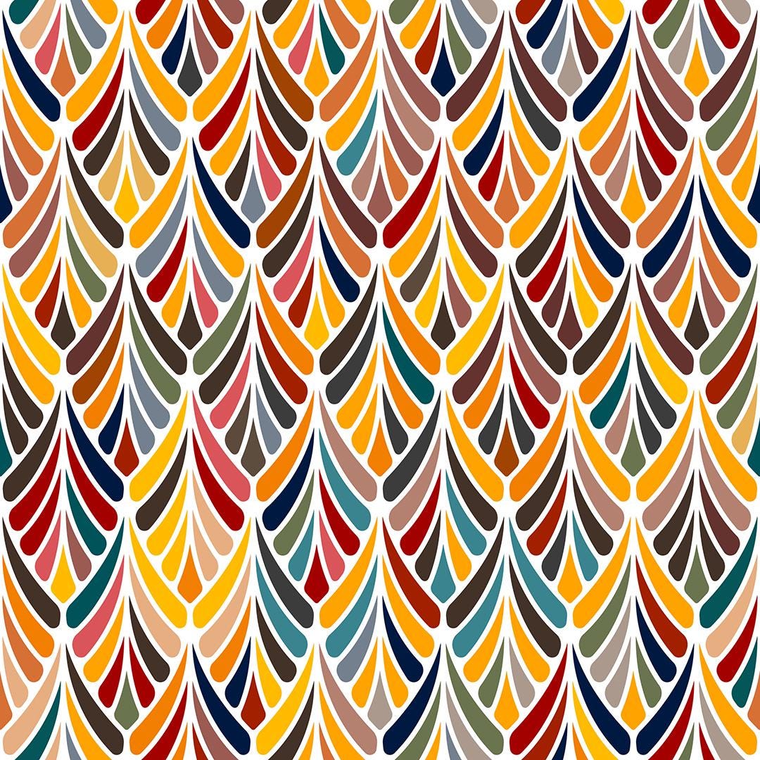 Rafter Pattern Color Colourful Wrap Pattern Design | Traditional Floor Patterns | Digital ...