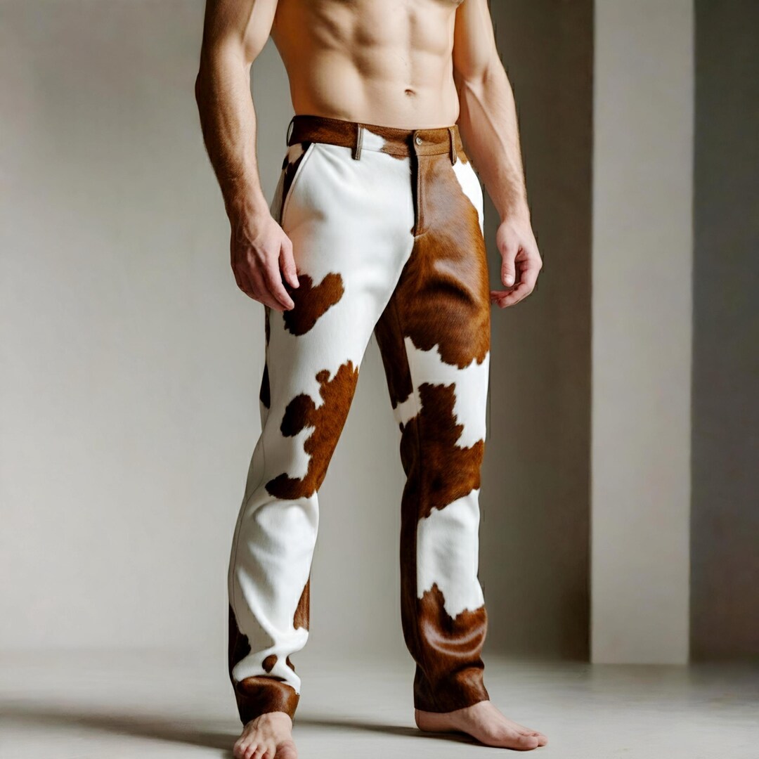 Handmade Cowhide Leather Pants: Western Rodeo Style - Etsy