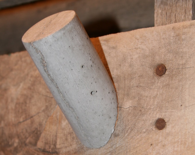 Round Concrete Wall Hooks set of 3 Etsy