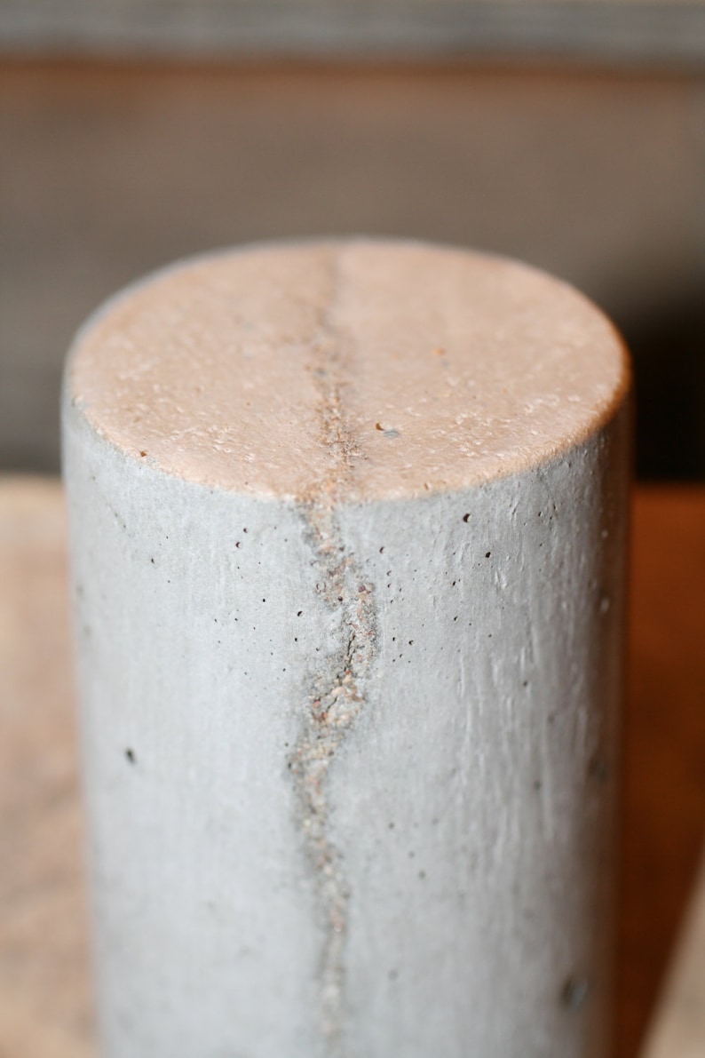 Round Concrete Wall Hooks set of 6 Etsy