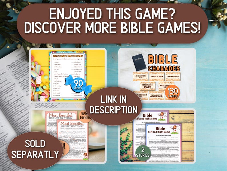 Scripture Game Bible Verse Scavenger Hunt, Church Christian Activity Verses Biblical ...