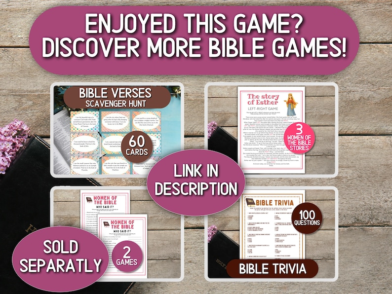 Bible Left Right Tea Party Game Women Ministry Pass Prize Christian ...