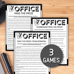 Office Games Pass the Prize Game | Team Building Games | Pass the Present | Office Party Games | Coworker Games| Ice Breaker Games | Work