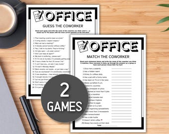 Guess the Coworker Game, Printable Office Quiz How Well Do You Know the Co worker Meeting PDF