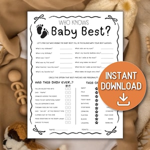 Erster Geburtstag Spiel Wer kennt das Baby 1. Geburtstag Trivia Fragen Junge Mädchen Erster Geburtstag Fee Erster Geburtstag 1 Jahr alt Geburtstagsspiele