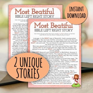 Bible Left Right Game | Sunday School | Church Activities | Bible Games | Gift Exchange Game | Pass the Prize | Pass Present | Christian