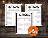 Halloween Would You Rather Printable, Adults, Teens, Kids Elderly Activities Party Game Classroom