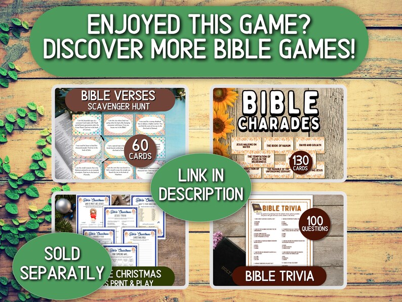 Bible Left Right Game, Blessing Right Bible Games Printable Church ...