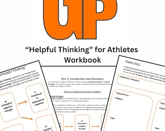 Hilfreiches Denken Arbeitsbuch - REBT Eingriffsarbeitsbuch für Sportpsychologie