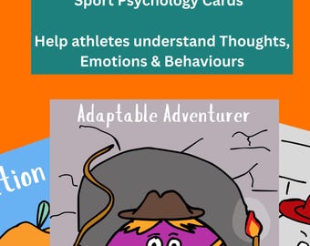 Thrivers and Divers - Sportpsychologie und beratende Karten - helfen Sportlern, Gedanken, Emotionen und Verhaltensweisen zu verstehen - CBT, AKT, SFBT