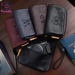 Personalized Leather Camera Handbag,Custom Camera Bag,Fujifilm XF10 X70 X30 XQ2 Leather Camera Bag Storage Bag,Photographer Gift,DSLR Camera