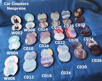 Car Coasters,  Neoprene, Coasters