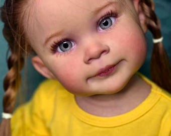 Ziva Reborn Toddler Doll by Ping Lau – 30" Realistic Art Doll
