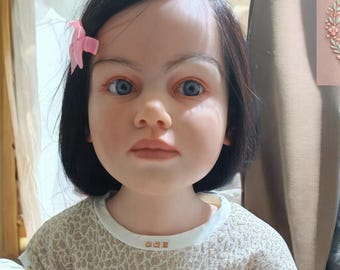 カスタムオーダーのリボーンドール、子供サイズ、女児用、アンジェリカ