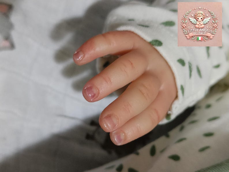 Custom Asleep Reborn Doll – Noah by Reva Schick, 20" Realistic Handmade Newborn image 7