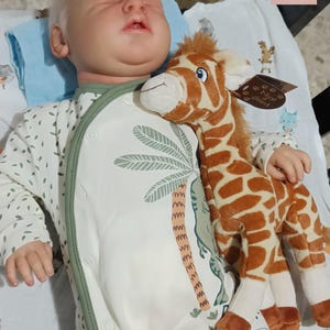 Custom Asleep Reborn Doll – Noah by Reva Schick, 20" Realistic Handmade Newborn image 10