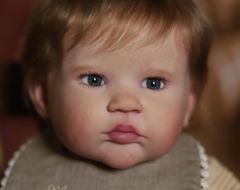 Custom Reborn Toddler Doll Mia by Sandy Faber – Lifelike Older Baby 26"