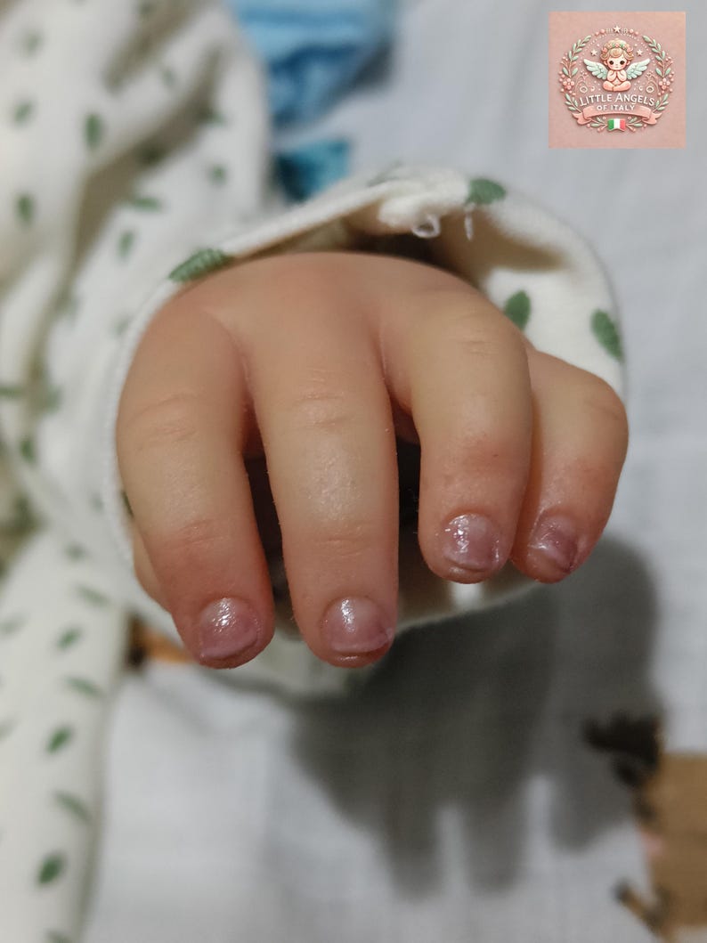 Custom Asleep Reborn Doll – Noah by Reva Schick, 20" Realistic Handmade Newborn image 6