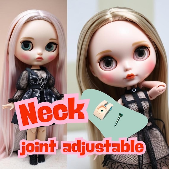 Articulación de Cuello Regulable para Blythe Doll – Adjustable Neck Joint for Blythe – 3D Printed