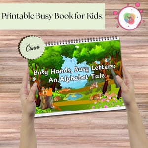 Busy Book Alphabet – Interactive Learning for Toddlers & Preschoolers