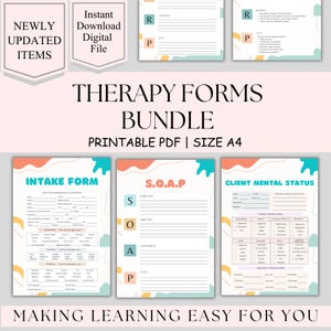Counseling Intake Form, Informed Consent for Counseling and Psychotherapy, Mental Health Intake Form Template, Printable, Therapy