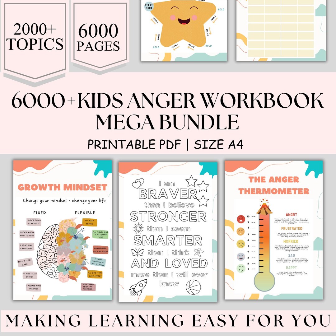 Anger Fuse Worksheets, Anger Triggers, Kids Feelings, Teen Mental ...