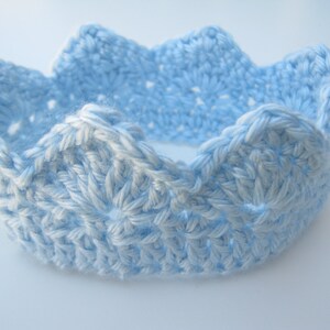 Princess Crown Crochet Pattern for Infant through Preteens Beginner Intermediate Pattern image 2