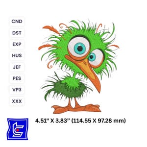 Lustige verrückter Vogel-Stickerei-Design Stickerei Vögel-Stickerei Designs lustig verrückter Vogel Natur verrückter Vogel Stickerei verrückte Instant Download