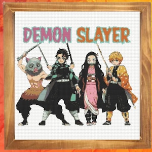 Kreuzstich-Muster - Demon Slayer - Kreuzstichmuster - sofort download!