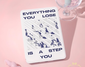 Life Quote Art kindle New Case For Colorsoft2024，Kindle 8/10-12th，Papewhte 10-12th 6-7"，KPW 5/6/7，Personalized KPW6 Model with Hand Strap