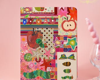 Hungry Caterpillar New Case For iPadA16 2025，Air7-13" 11"，Air5/6/7，Pro 2024/2022/2021，iPad 8/9/10,Mini5/6/7,Book&Flip Case With Pen Slot