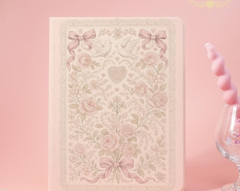 Delicate Rose iPad New Case For iPadA16 2025，Air7-13" 11"，Air5/6/7，Pro 2024/2022/2021，iPad 8/9/10，Mini5/6/7，Book&Flip Case With Pen Slot