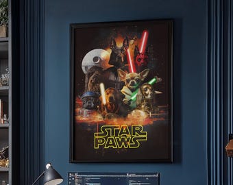 Star Paws / Star Wars Dog Lover's Poster