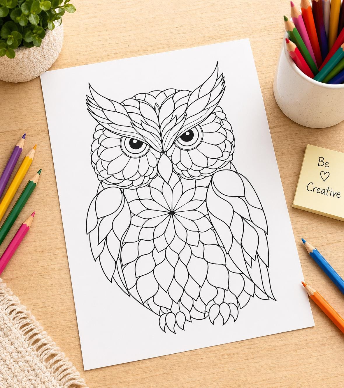 10 Mandala Safari Animals Coloring Pages for Kids, Printable Coloring ...