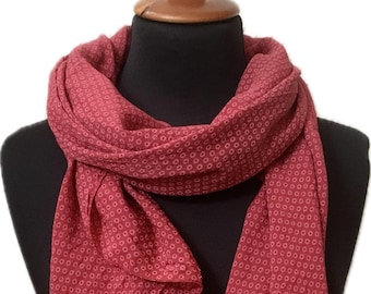 Katoenen zijden sjaals mini bloem (10 kleuren)