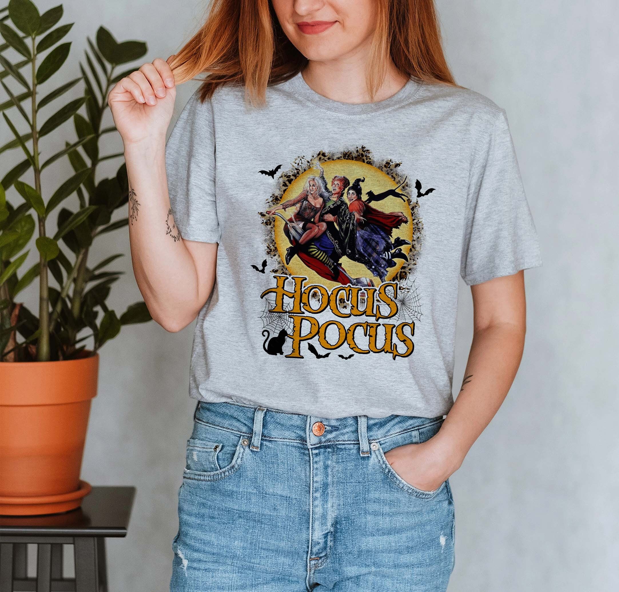 Discover Hocus Pocus Shirt, Sanderson Sisters Shirt, It's Just A Bunch Of Hocus Pocus Shirt, Disney Halloween Shirt