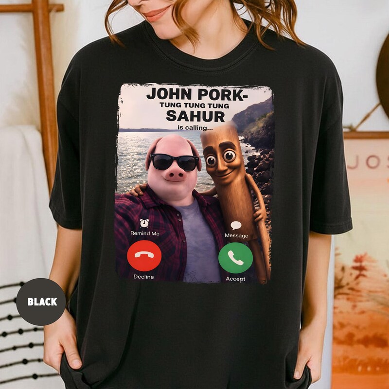 Tshirt Tung Tung Sahur Etsy