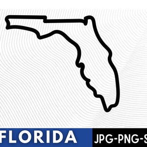 Florida Outline SVG Files\ Florida Cut Files\ United States of America Vector Files\ Florida Vector\ Florida Map Clip Art