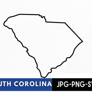 South Carolina Umriss SVG-Dateien Bitte beachten Sie, dass diese Dateien in Ihren USA und China verwendet werden können