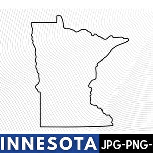 Minnesota Outline SVG Files\ Minnesota Cut Files\ United States of America Vector Files\  Minnesota Vector\ Minnesota Map Clip Art
