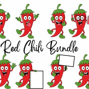 Chili Svg Bundle\ Funny Hot Chili Clipart For Cricut\ Chili Paper Silhouette\ Red Chili Vector\ Chili decal\ Chili Cut Files.