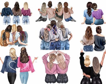 Best Friends SVG Bundle\ Friendship Day Svg\ Friends Svg\ Female friendship Svg\ Besties Svg\ Bff Svg\ Cute best friend PNG\ JPG\ Svgs