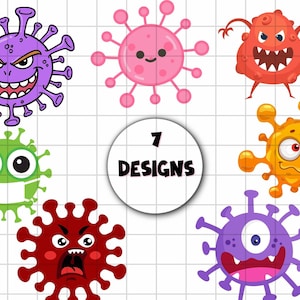 Virus svg, bacteria svg\ Virus clip art\  Virus SVG file\ pandemis svg\ Bacteria bundle\ Microorganisms Svg\ hospital svg\ print fil