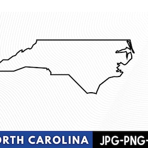 North Carolina Outline with Text SVG Files\ North Carolina Cut Files\ United States of America Vector\ Carolina Vector\ NC Map Clip Art